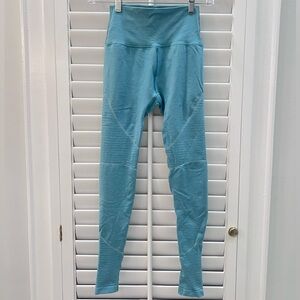Alphalete Seamless High Waisted Leggings Teal Size Small